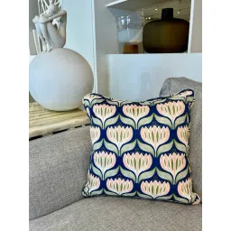 Bells & Whistles Kamala Sage Silk Floral Cushion Cover-picture-42