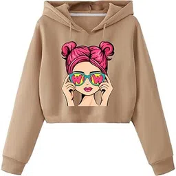 beltly Crop Women Girl Causal Stylish Sweatshirt Latest Pink Black White Lavender Beige Brown 599 699 499 Under Winter Crop Hoody-picture-28