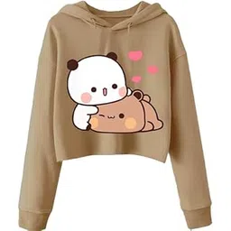 beltly Cute Crop Hoodie Sweatshirt Women Girl Cute Casual Stylish Latest White Black Pink Lavender Beige-picture-24