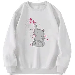 beltly Elephant Sweatshirt Hoodie Women Casual Stylish Latest Girl Black Lavender Pink White 399 499 Under-picture-27