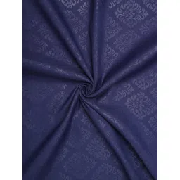 BELVOSTUM Navy Blue Ethnic Motifs Cotton 244 TC King Bedsheet with 2 Pillow Covers image 2