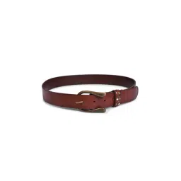 BELWABA Chocolate Brown Casual Leather Belt for Men-image-22