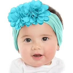 Bembika Floral Headband For Baby Girl Hair Accessories For Girls Headband For Babies Sky-picture-25