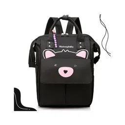 Bembika Multipurpose Backpack Style Diaper Bag - Bear Black-picture-18