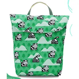 Bembika Multipurpose Diaper Bag Organizing Pouch Cow Print- Green-picture-28