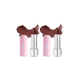 Be!Myn Set of 2 PillowCrush 12 Hrs Long Lasting Matte Lipstick 4 g each - Fudge Fix BL09-picture-16