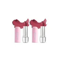 Be!Myn Set of 2 PillowCrush 12 Hrs Long Lasting Matte Lipstick 4 g each - Raw Rose BL08-picture-17
