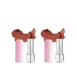 Be!Myn Set of 2 PillowCrush 12 Hrs Long Lasting Matte Lipstick 4 g each - Toffee Tint BL06-picture-18