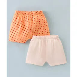 Ben Benny Interlock Cotton Knit Knee Length Shorts Solid & Star Print Pack of 2 - Multicolour-picture-21