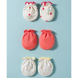 Ben Benny Interlock Knit Booties - Red & White-picture-22