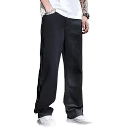 ben martin Men Jeans || Wide Leg Jeans for Men || Loose Jeans for Men || Baggy Jeans for Men-picture-28