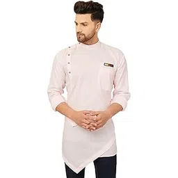 ben martin Men's Cotton Regular Fit Angrakha Kurta-picture-32