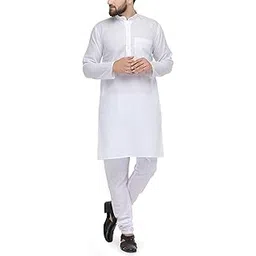 ben martin Men's Cotton Solid Kurta & Pant-picture-22