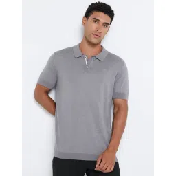 Ben Sherman Grey Classic Lightweight Modern Flat Knit Regular Fit Polo T-Shirt-picture-16