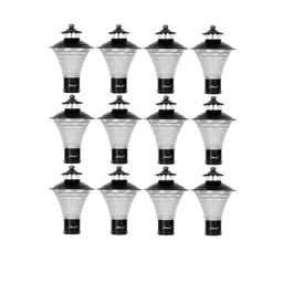 BENE Black 12 Pieces Stainless Steel Garden Lamps-picture-38