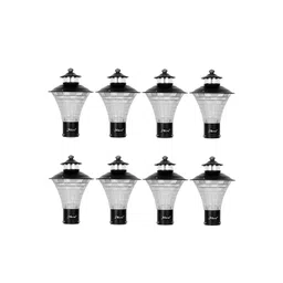 BENE Black 8 Pieces Stainless Steel Garden Lamps-picture-23