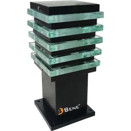 bene Ice Cube Outdoor Lamp, (Black, 11 Cms) Gate Light Outdoor Lamp-picture-11