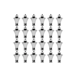 BENE Metallic Toned 24 Pieces Stainless Steel Garden Lamps-picture-17