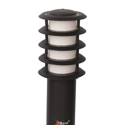 BENE Oak Bollard Black & White 2 Pieces Waterproof & Rustproof Outdoor Lamps image 4