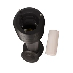 BENE Oak Bollard Black & White 2 Pieces Waterproof & Rustproof Outdoor Lamps image 3