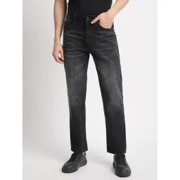Bene Kleed Black Cotton Relaxed Fit Solid Jeans-picture-43