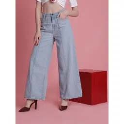 Bene Kleed Blue Wide Leg High-Rise Jeans-picture-48