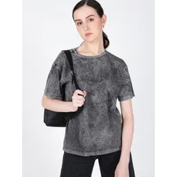 Bene Kleed Drop-Shoulder Sleeves Oversized T-shirt-picture-32