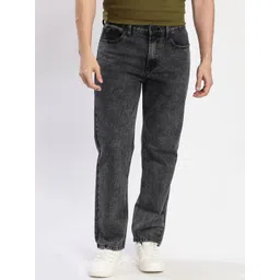 Bene Kleed Men Cotton Relaxed Fit Mid-Rise Heavy Fade Jeans-picture-19