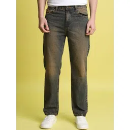 Bene Kleed Men Cotton Straight Fit Low Distress Light Fade Jeans-picture-13