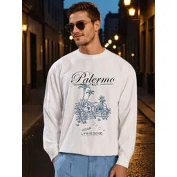 Bene Kleed Men Graphic Printed Relax Fit Long Sleeve Pullover Cotton Sweatshirt-picture-35