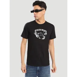 Bene Kleed Men Graphic Printed Round Neck Cotton T-shirt-picture-25