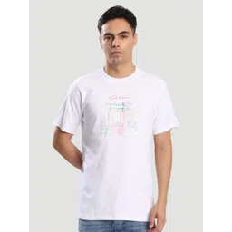 Bene Kleed Men Graphic Printed Round Neck Pure Cotton T-shirt-picture-13