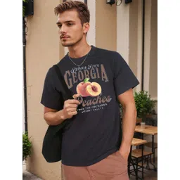 Bene Kleed Men Graphic Printed Round Neck Pure Cotton T-shirt image 4