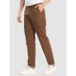 Bene Kleed Men Regular Fit Low-Rise Cotton Cargos Trousers-picture-28