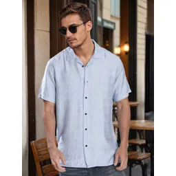 Bene Kleed Men Regular Fit Textured Casual Shirt-picture-32