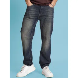 Bene Kleed Men Relaxed Fit Heavy Fade Mid-Rise Cotton Jeans-picture-39