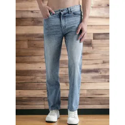 Bene Kleed Men Relaxed Fit Mid-Rise Clean Look Light Fade Cotton Jeans-picture-28