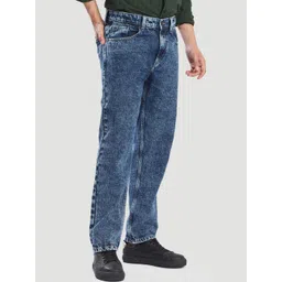 Bene Kleed Men Relaxed Fit Mid-Rise Heavy Fade Jeans-picture-16