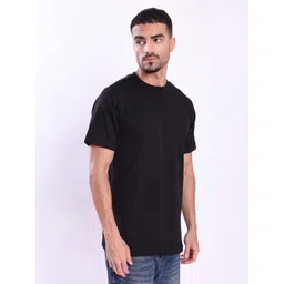 Bene Kleed Men Solid Round Neck Cotton T-shirt image 4