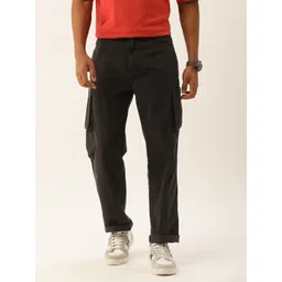 Bene Kleed Men Solid Straight Fit Cargos Trousers-picture-20