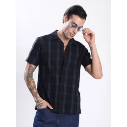 Bene Kleed Men Tartan Checks Checked Regular Fit Opaque Casual Shirt-picture-19