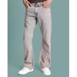 bene kleed Men Tinted Bootcut Mid-Rise Relaxed Clean Jeans-picture-14