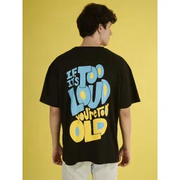 Bene Kleed Men Typography Printed Round Neck Cotton Oversized T-shirt-picture-28