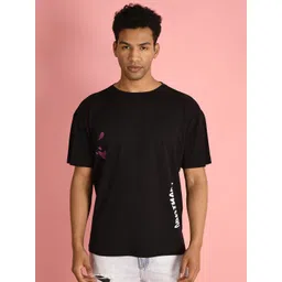 Bene Kleed Men Typography Printed Round Neck Cotton Oversized T-shirt-picture-18