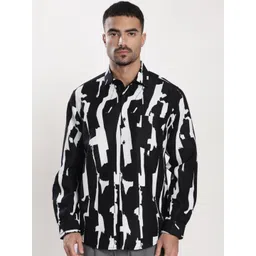 Bene Kleed Regular Fit Abstract Printed Casual Shirt-picture-22