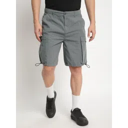 bene kleed Solid Men Grey Cargo Shorts-picture-12