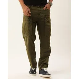 bene kleed Straight Fit Flat-Front Trousers with Cargo Pockets-picture-26