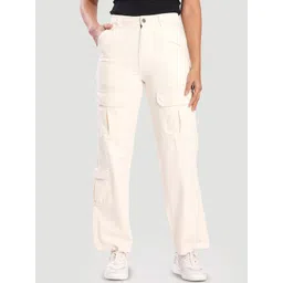 Bene Kleed Women Straight Fit High-Rise Cargos-picture-31