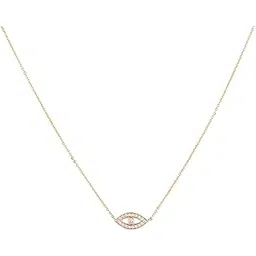 beneige Evil Eye Necklace,18K Gold Plated Cute Dainty CZ Colored Evil Eye Handmade Everyday Necklace for Women Minimalist Jewelry-picture-40