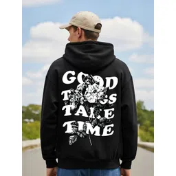 BENNY BROOKS Men Graphic Printed Full Sleeve Hooded Sweatshirt-picture-24